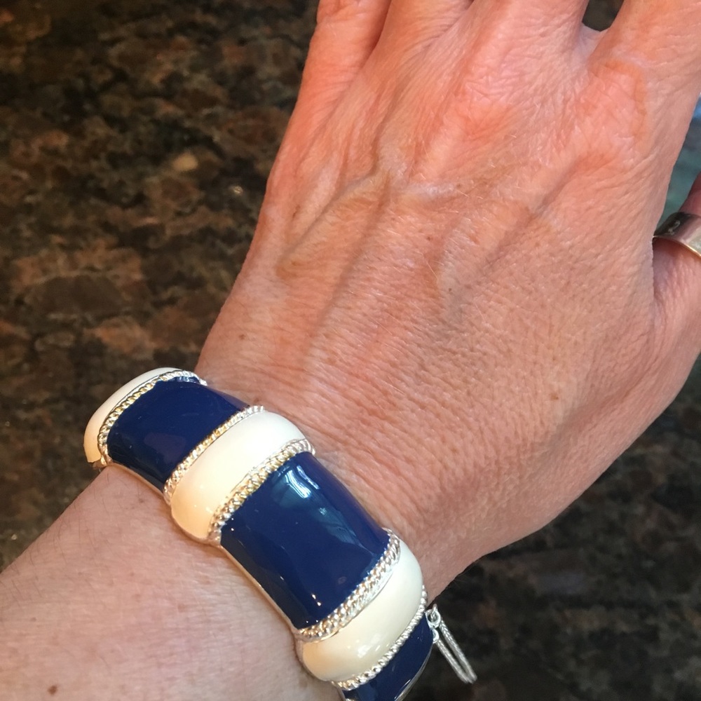 J. Crew enamel bracelet.
